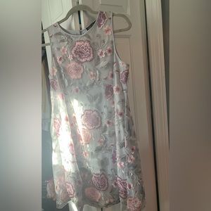 WORN ONCE EMBROIDERED SWING DRESS